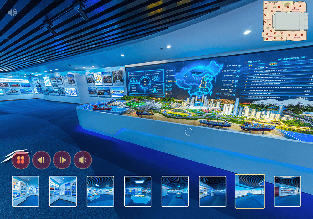 爱比科技软件开发案例 - 中交建集团展览馆3D全景VR